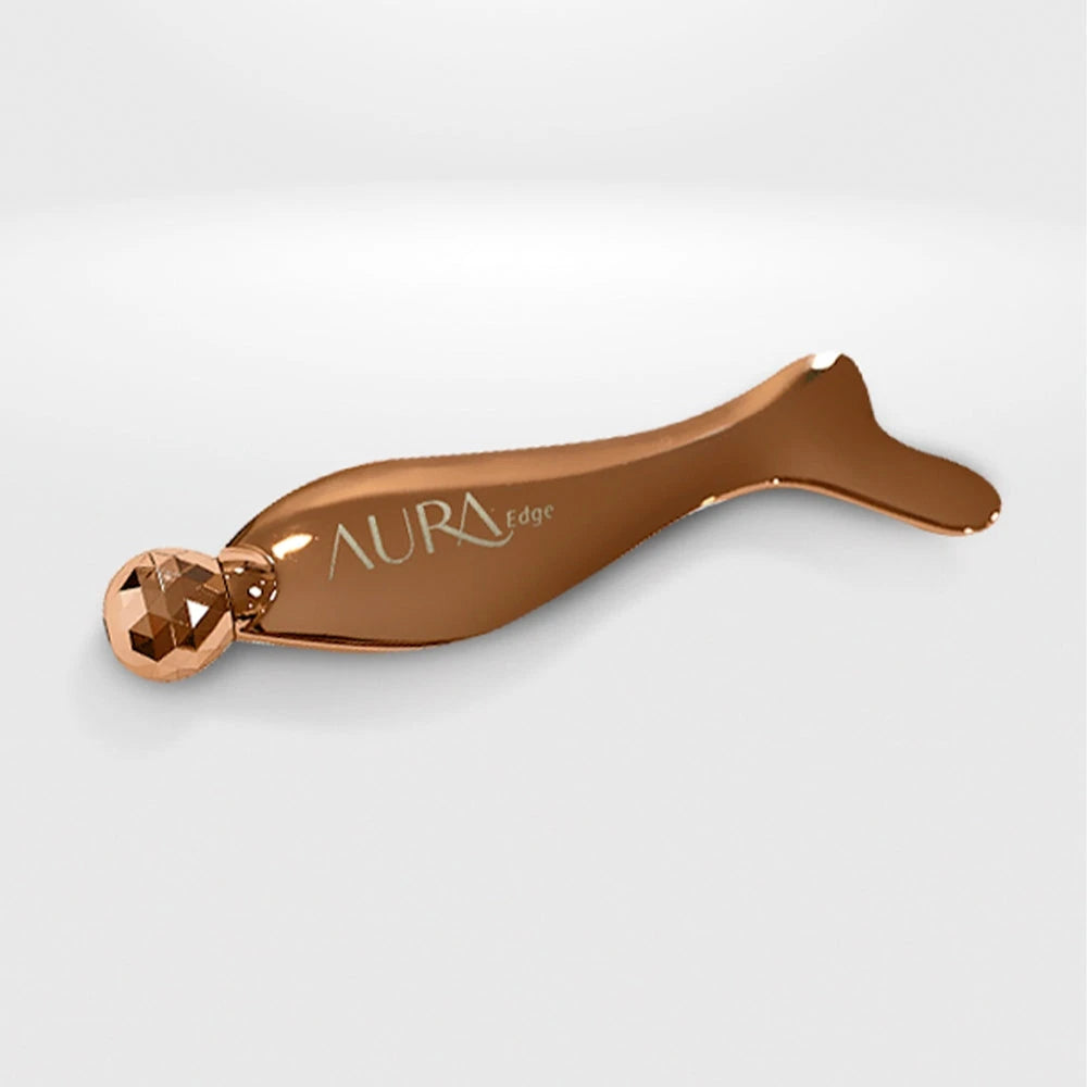 Close-up of Aura Edge Gua Sha Facial Tool