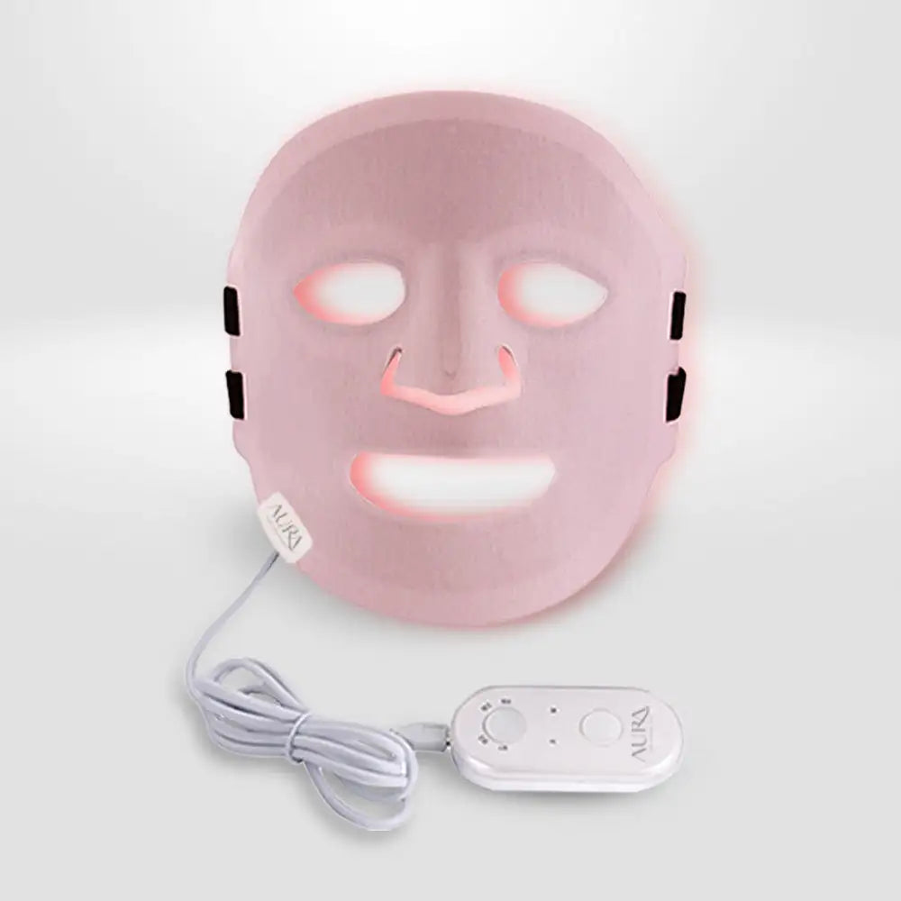 Close-up of Aura Multicolor LED Therapy Face Mask